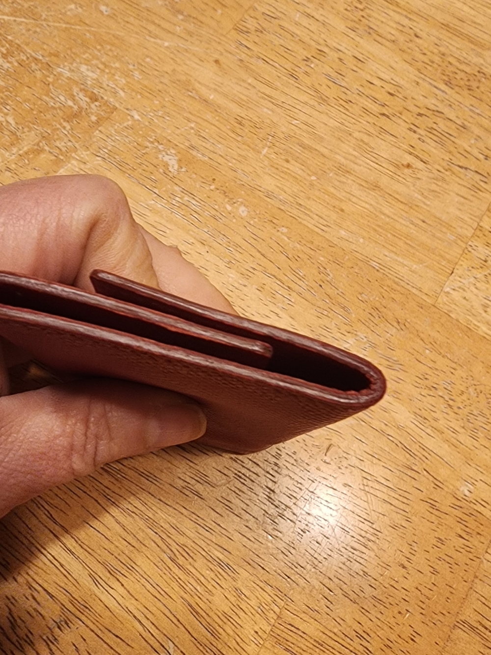 red Hermès leather key case - Picture 4 of 11